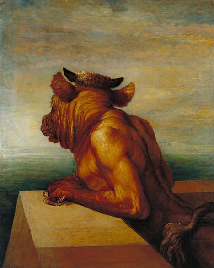george frederic watts,o.m.,r.a. The Minotaur china oil painting image